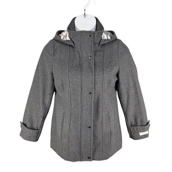 Calvin Klein Jackets & Coats Calvin Klein Womens 8 Wool Blend Gray